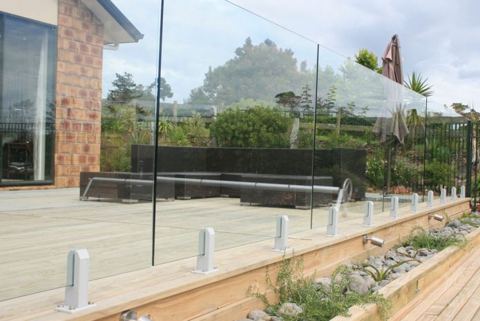 Frameless glass balustrades