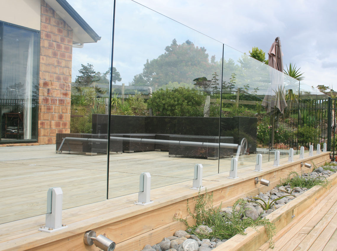 Frameless glass balustrades